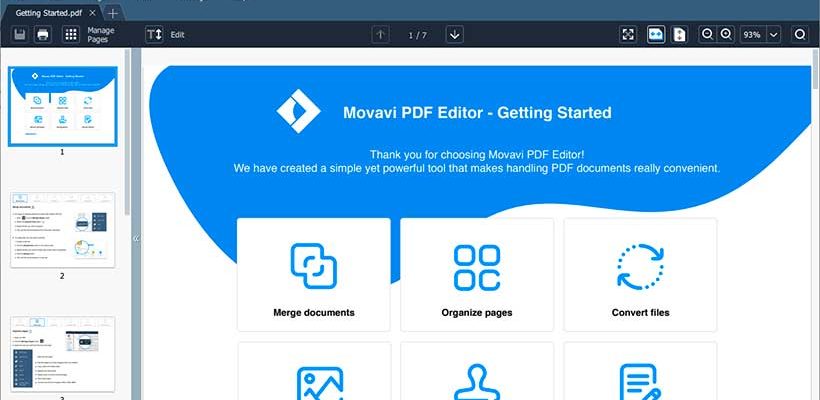Movavi PDF Editor 2.1.0