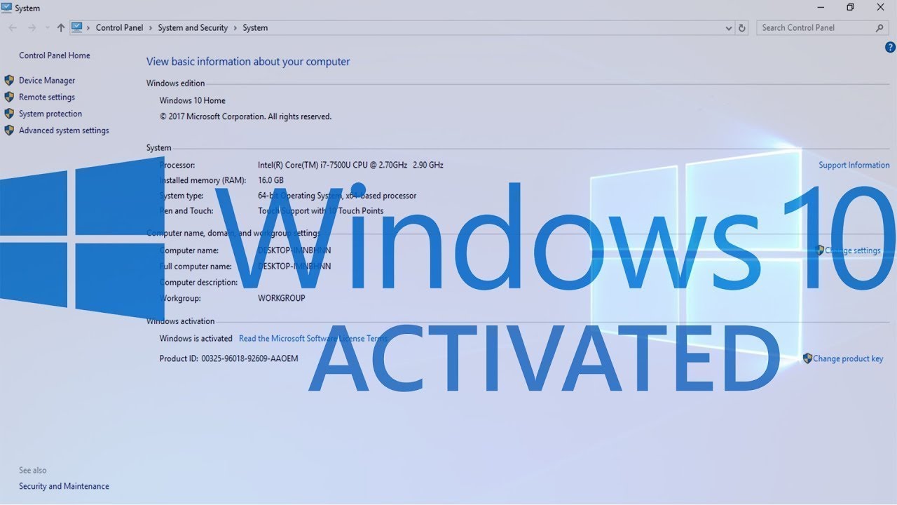 download window 10 pro activator 2019